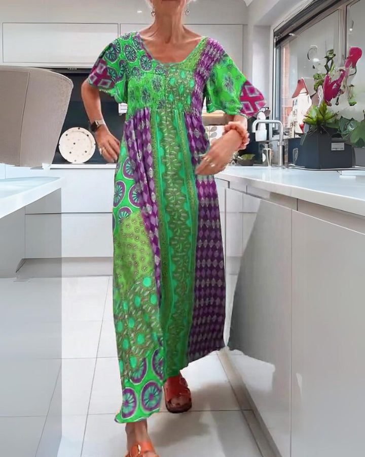 CORINNE | COLOURFUL BOHEMIAN DRESS