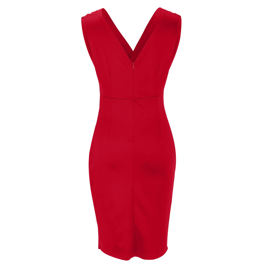 Adrienne™ Draped Dress – Sculpting Elegance That Flatters with Confidence