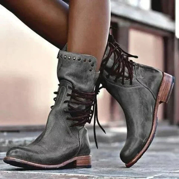 DIANA | FASHION WINTER LOW-HEEL BOOTS