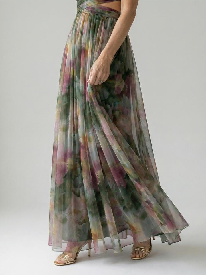 Valencia Sunset Maxi Dress