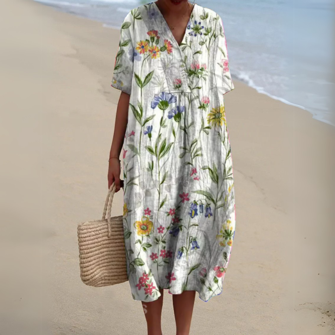 ROSALIE | ELEGANT FLORAL DRESS