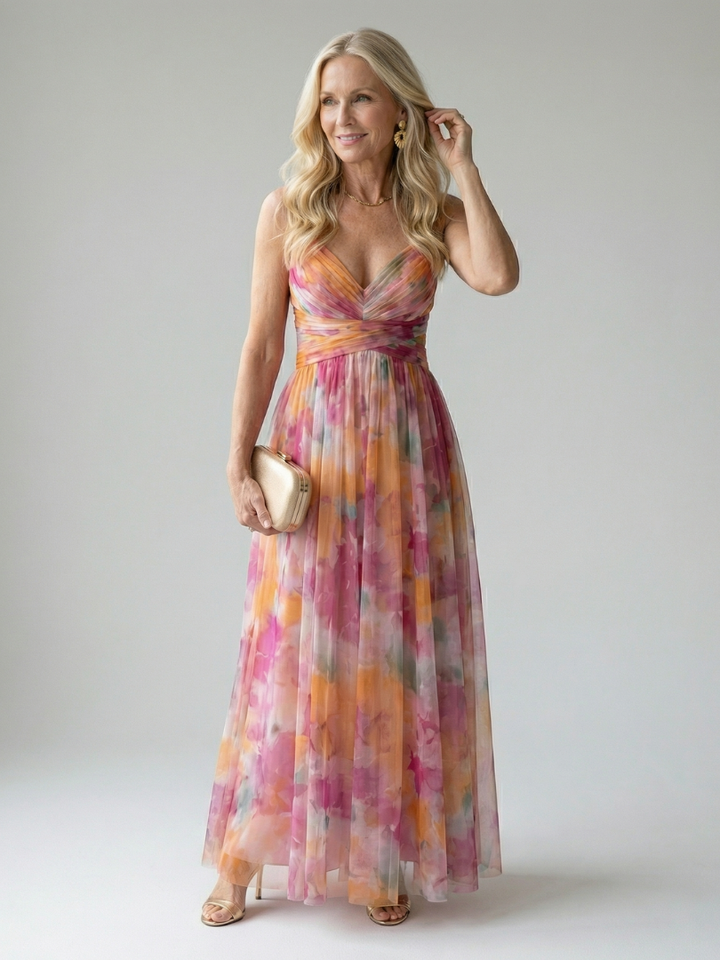 Valencia Sunset Maxi Dress