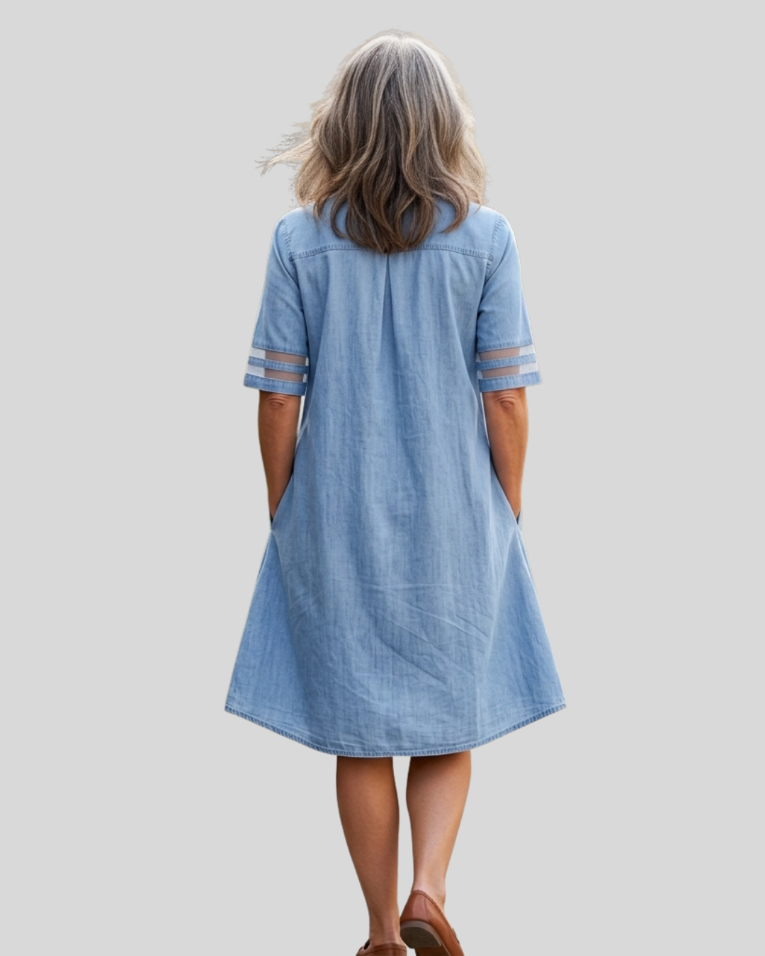 Brittany | Figure Flattering Denim Dress