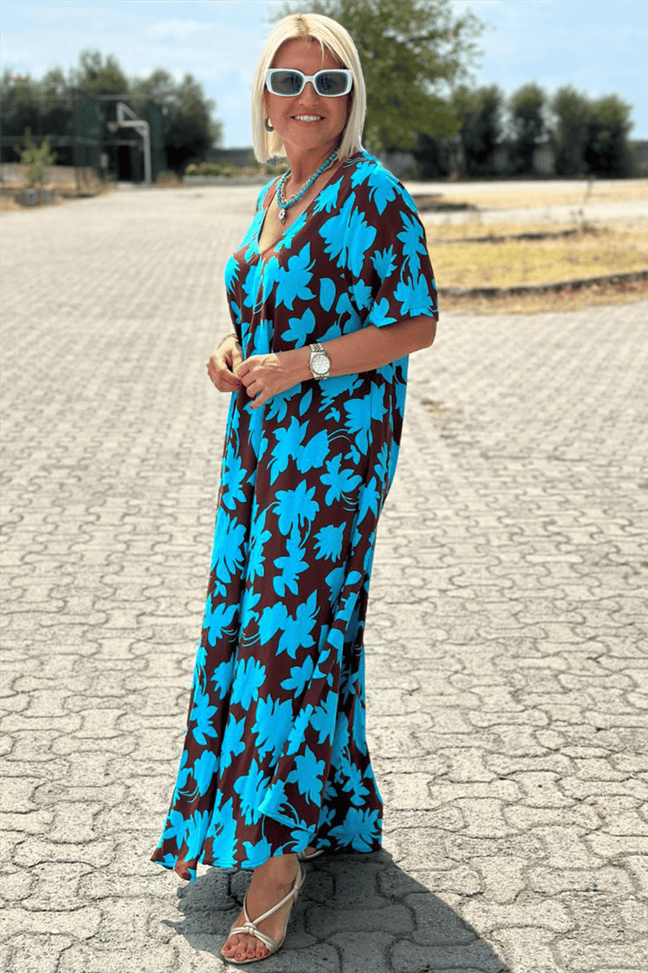 SHARON | ELEGANT DRESS WITH TUMMY COVERAGE