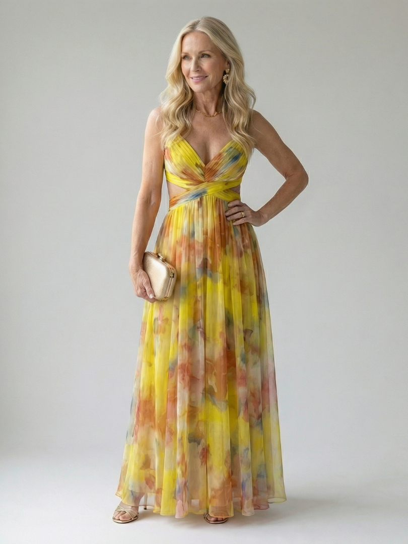 Valencia Sunset Maxi Dress