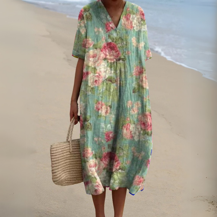 ROSALIE | ELEGANT FLORAL DRESS