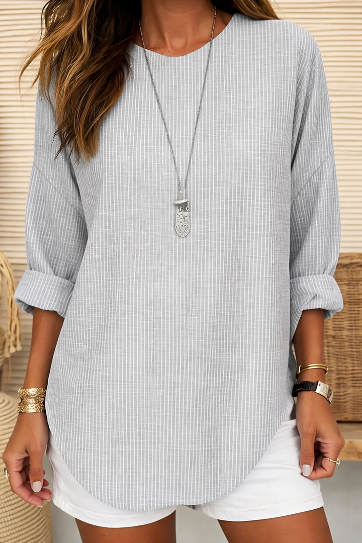Sylvia | Classic Striped Long Sleeve Top
