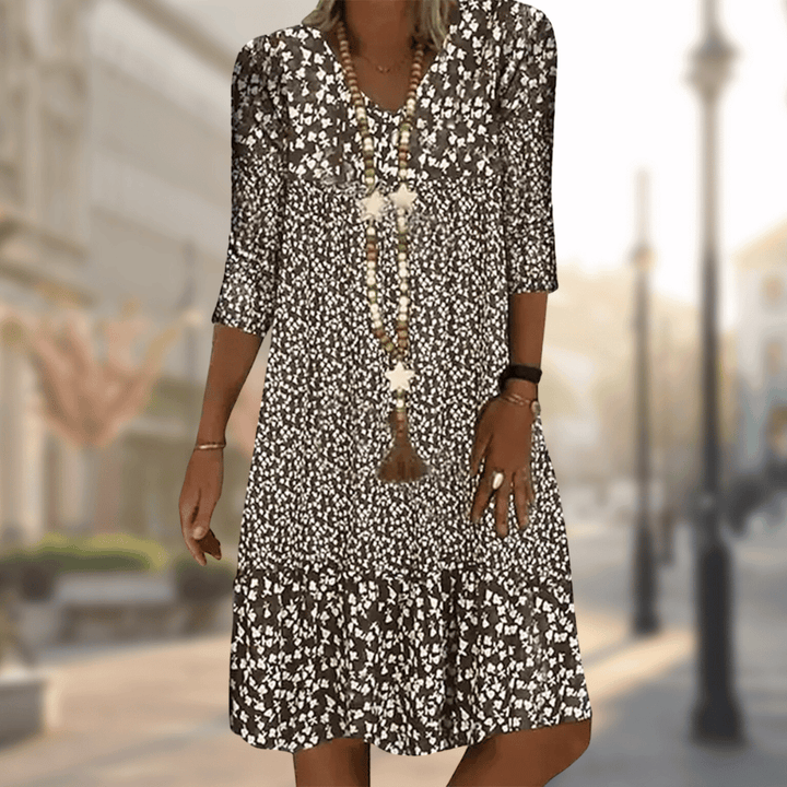 JUNE | ELEGANT PRINTED DRESS