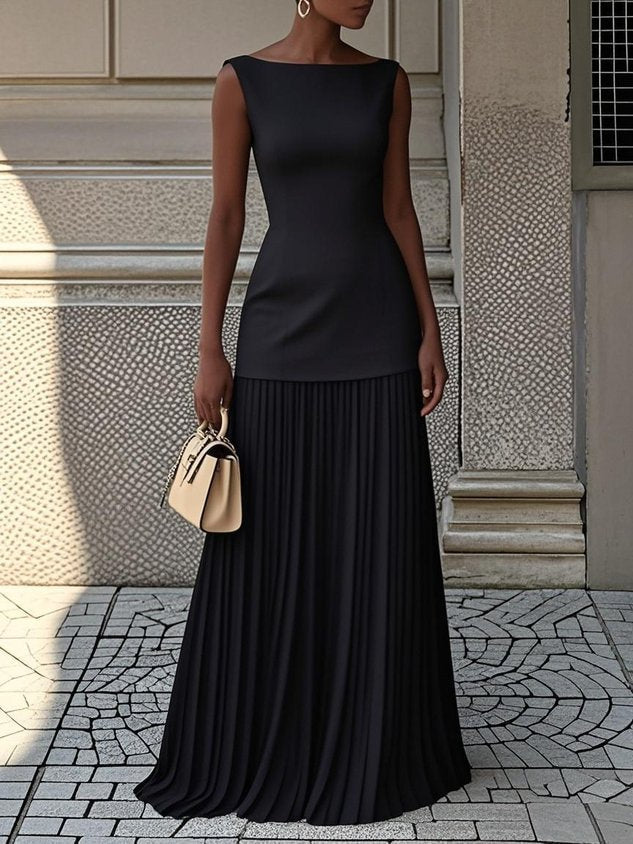 The Amara Sculpted Elegance Dress