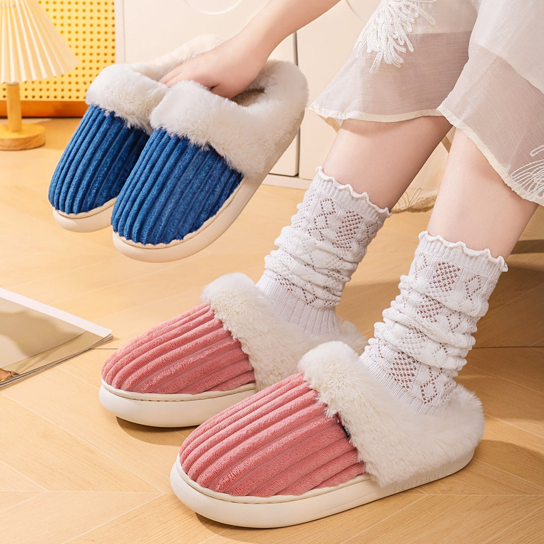 AGATHA | CUSHIONED COMFORT WINTER SLIPPERS