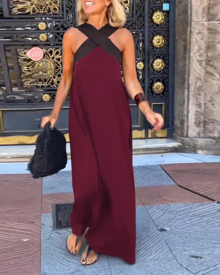 MIRANDA | CROSSOVER CUT DRESS