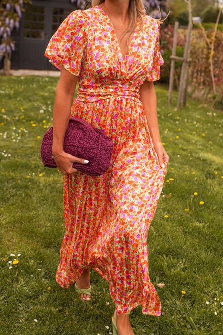 Lyra | Elegant Maxi Dress With Flowers