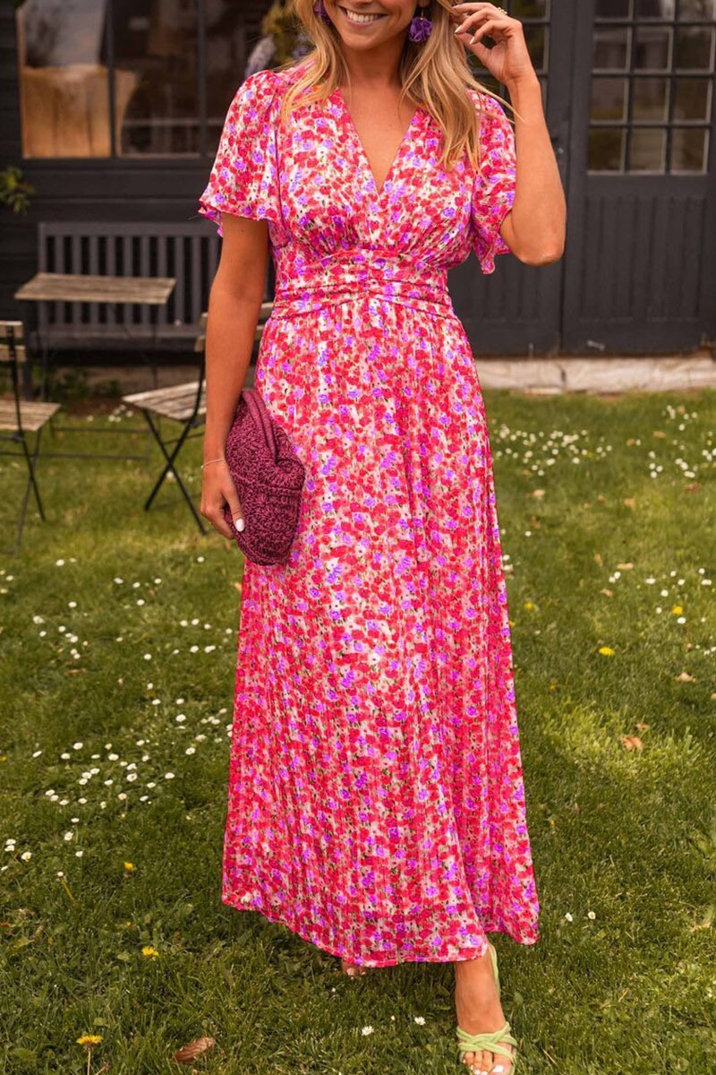 Lyra | Elegant Maxi Dress With Flowers
