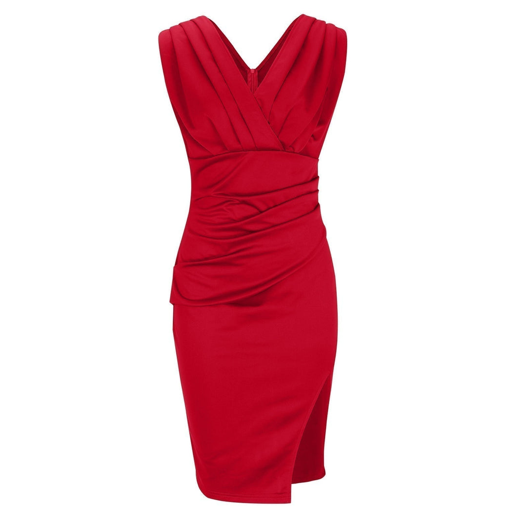 Adrienne™ Draped Dress – Sculpting Elegance That Flatters with Confidence