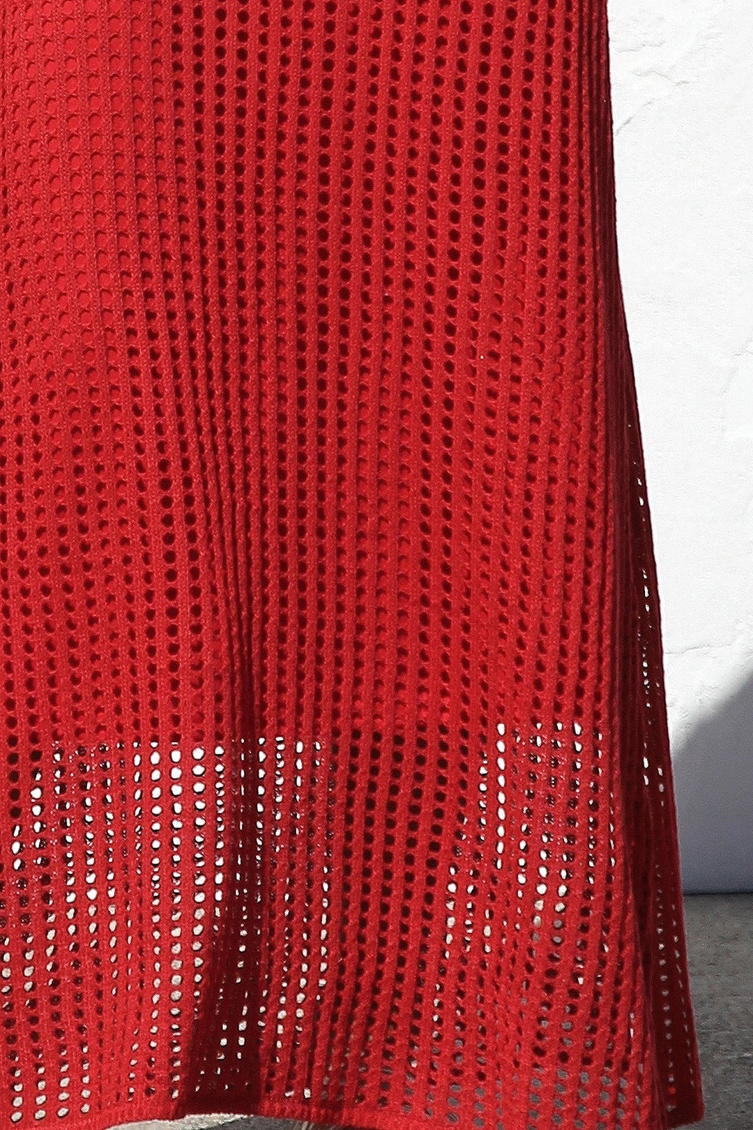 ESSENTIAL - Airlie Crochet Maxi Dress - Natural