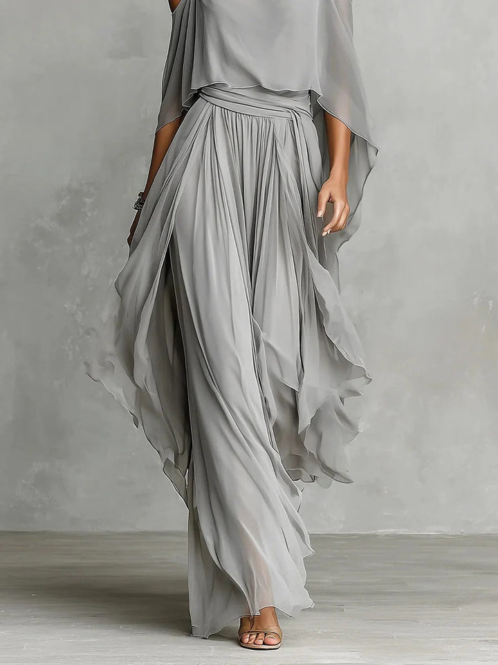 Ivah Off-Shoulder Flowy Set