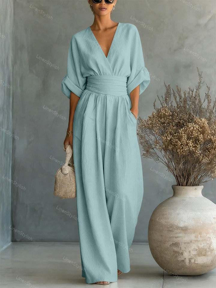 Elira Essential V-Neck Jumpsuit